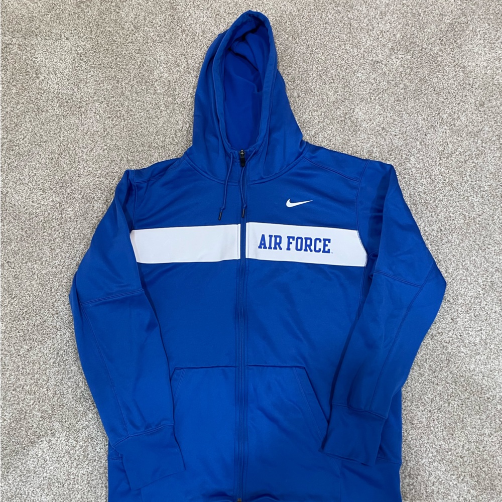 Nike Air Force Full Zip Hoodie Large
